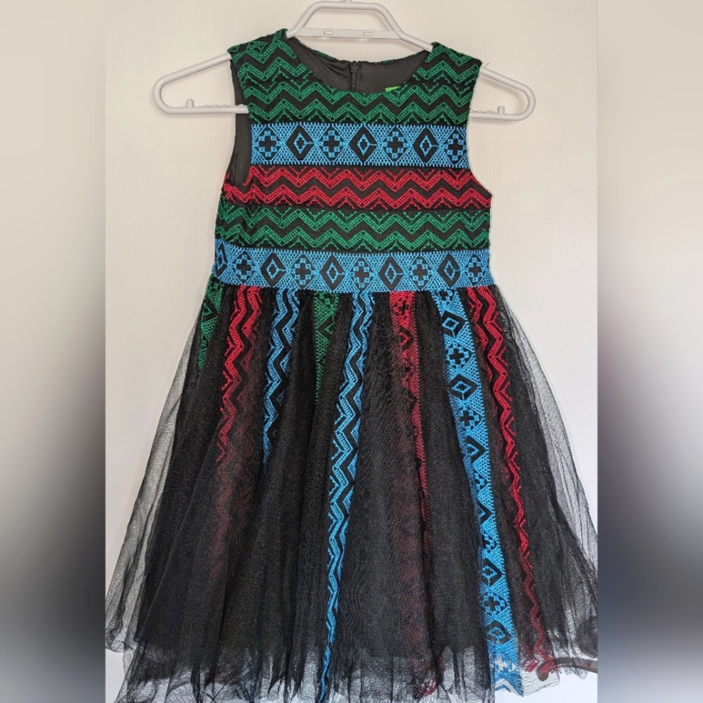 Colorful Tribal Pattern Dress